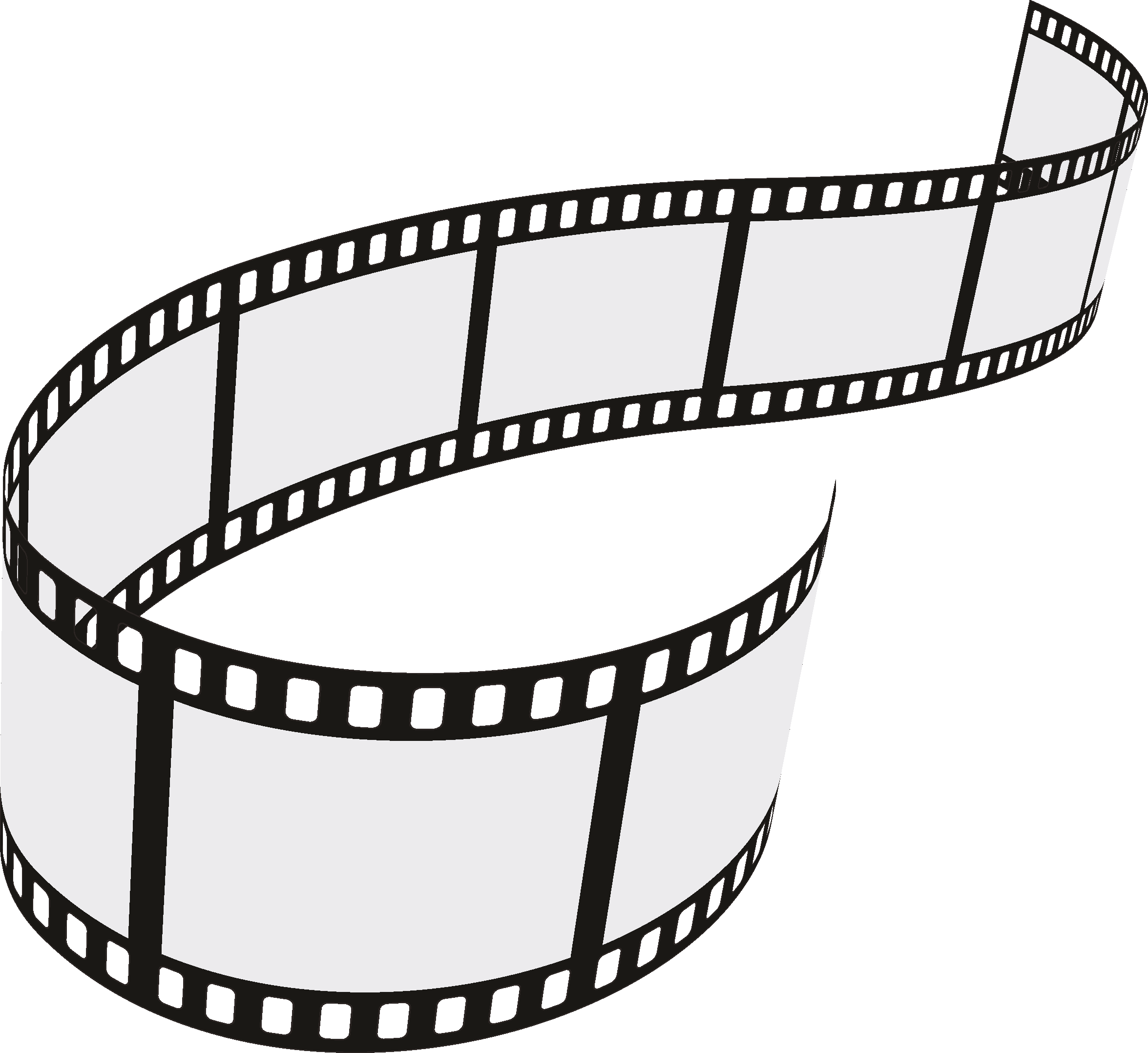 Film Strip 4 Roll Set Vector Eps File Free Vector Film Strip